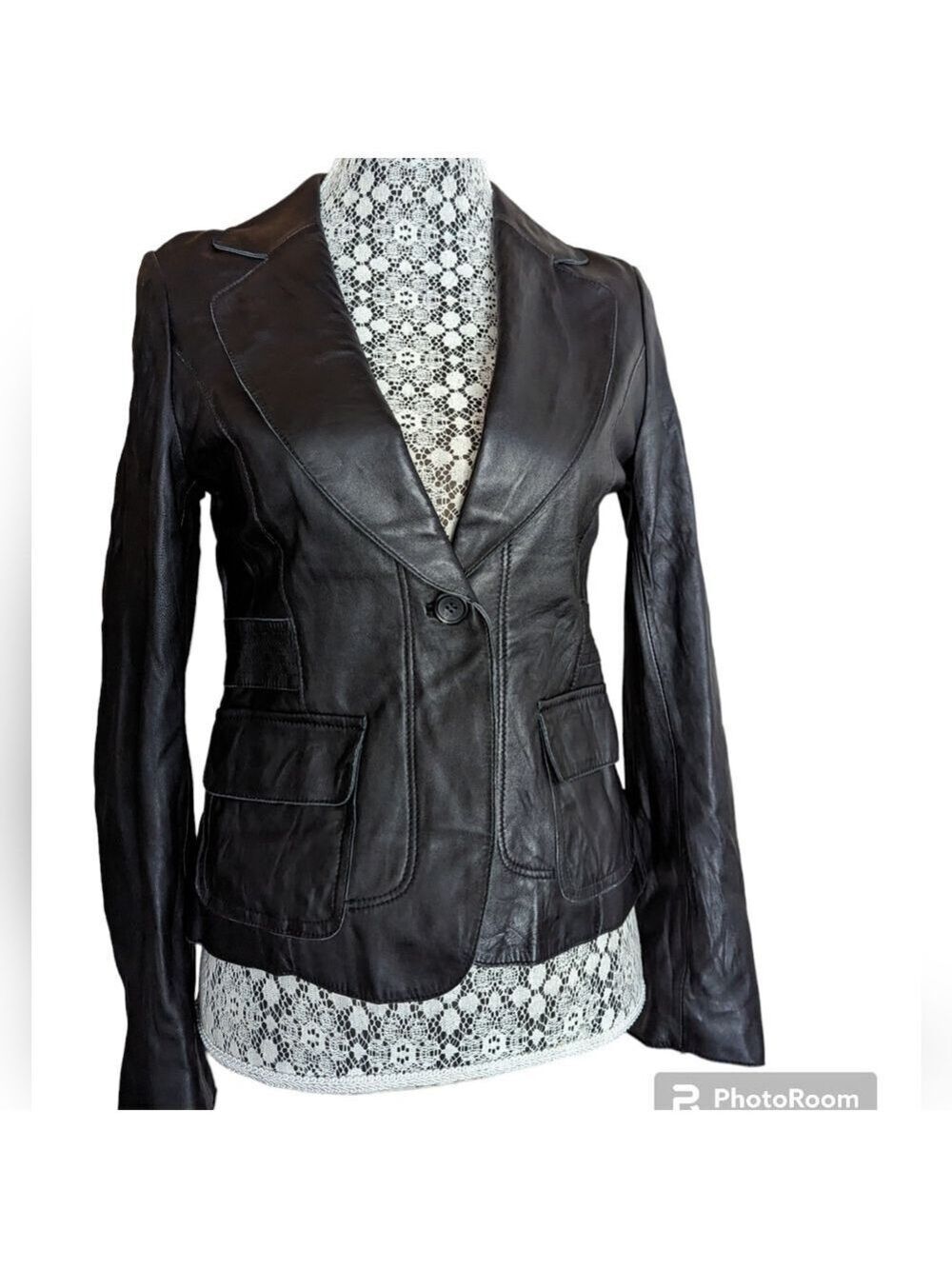 Vintage United Colors Of BENETTON Leather Jacket